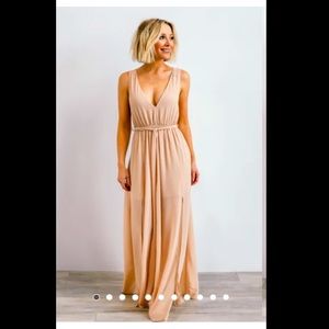 Baltic Born Hera Natural Maxi Dress (used 1x)